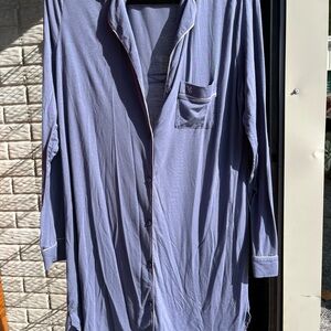 Victoria's Secret Purple Button-Up Nightgown